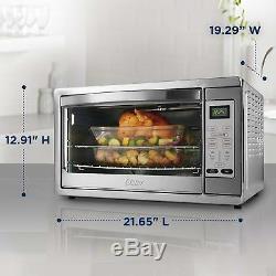 Extra Large Digital Countertop Convection Oven Stainless Steel For Pizza Bake