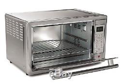 Extra-Large Electric Convection Oven Pizza Toaster Digital Countertop Stainless