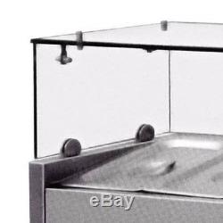 Fma Omcan 39594 6 Pan Countertop Refrigerated Pizza Topping Rail RS-CN-0006-P