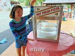 Food Warmer Cabinet Case Food Warming Oven with New Pizza Trays! Hot Display FUN
