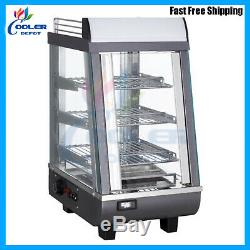 Food Warmer Pizza 3 Tiers Commercial Cabinet Counter-top Heated Display Case
