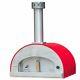 Forno Bravo Grande32 Countertop Portable Wood Fired Pizza Oven Red