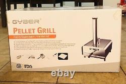 GYBER Fremont Stainless Steel Portable Outdoor Wood Fired Pizza Maker Oven