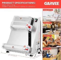 Garvee 4-16 Electric Pizza Dough Roller Sheeter Pastry Press Making Machine US