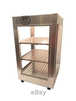 HeatMax 14x14x24 Commercial Food Warmer for Pizza, Empanada, Pastry