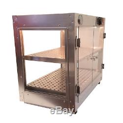 HeatMax Commercial 24 x 15 x 20 Countertop Food Pizza Pastry Warmer Display Case