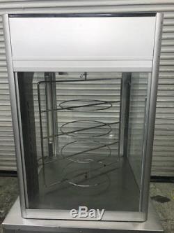 Heated Glass Rotating Display Cabinet Pizza Hatco #9031 NSF Warmer Counter Top
