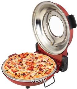 High Heat Pizza Countertop Oven Removable Oven Stone Pizza Cutter Paddle Red