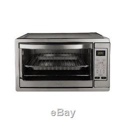 Large Convection Toaster Oven Countertop Stainless Steel Kitchen Pizza Cooking