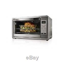 Large Convection Toaster Oven Countertop Stainless Steel Kitchen Pizza Cooking