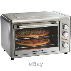 Large Countertop Oven Convection Fast Cook Rotisserie Bake Broil Pizza Casserole