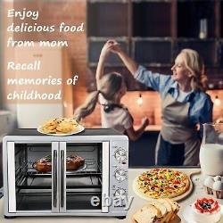 Large Toaster Oven Countertop French Door Designed, 18 Slices, 14'' pizza, 20lb