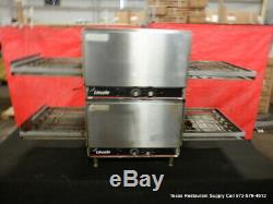 Lincoln 1301-1 Electric Countertop Double Conveyor Pizza Oven
