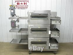 Lincoln Impinger 1132 Conveyor Triple Stack Pizza Oven with 18 Belt