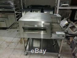 Lincoln Impinger 1132 Double Stack Electric Conveyor Pizza Sub Oven (1) Deck