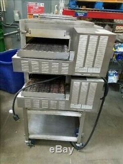 Lincoln Impinger 1132 Double Stack Electric Conveyor Pizza Sub Oven (2) Deck