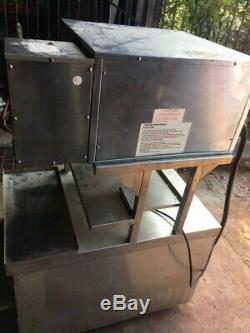 Lincoln Impinger 1921-M Countertop Conveyor Electric Pizza Oven with Steamer Cart