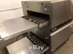 Lincoln Impinger Double Stack 1301 Conveyor Pizza Sub Single Phase Oven NICE