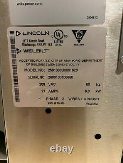 Lincoln WelBilt 2501 / 1346 50 Countertop Impinger Conveyor Pizza Oven 208V 1PH