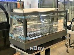 NEW 48 Commercial Dry Heated Showcase Display Hot Food Snack Pizza Warmer NSF