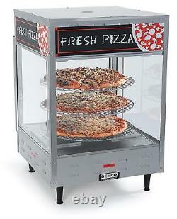 Nemco 6450 Rotating Pizza Merchandiser with Three 12in Racks
