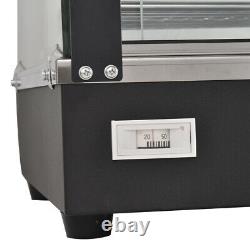 New 35'' Warmer Cabinet Counter-top Heated 3-Tier Commercial Food Pizza Display