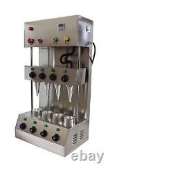 New 4 Head Pizza Cone Forming Machine 110V Cone Pizza Maker with Rotational Oven