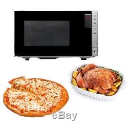 New 900With2400W Convection Microwave Oven 25L Pizza Baking Defrost Digital Timer