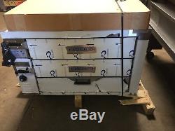 New As Is Baker's Pride Double Deck Counter Top Pizza Oven Model Gp-61 Lp Gas