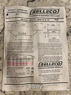 New Belleco Jpo-18 Maestro Electric Countertop Conveyor Pizza Sandwich Oven, USA