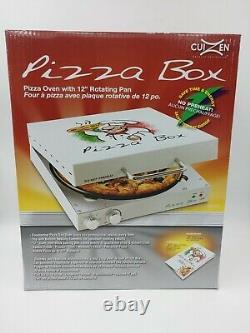 New CuiZen Pizza Box Portable Rotating Oven Countertop 12 Pizza Maker PIZ-4012