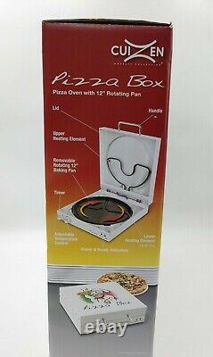 New CuiZen Pizza Box Portable Rotating Oven Countertop 12 Pizza Maker PIZ-4012