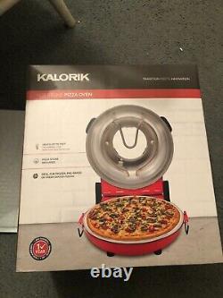 New Kalorik Hot Stone Pizza Oven Red PZM 43618 R
