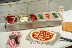New Ooni Pizza Topping Station Stainless Steel ships Free