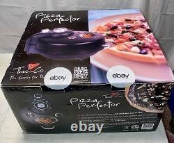 New in Open Box Countertop Pizza Oven BLACK Theo & Co Pizza Perfector PERF1000