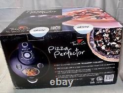 New in Open Box Countertop Pizza Oven BLACK Theo & Co Pizza Perfector PERF1000