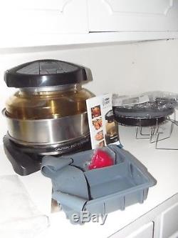 NuWave Countertop Elite Dome Oven with Extender Ring Kit + pizza kit ++extra