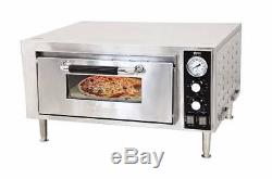Omcan 24210 PE-CN-1800-S Restaurant Single Chamber Counter Top 18 Pizza Oven