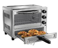 Oster Convection Oven, Pizza Drawer, Stainless Steel, Countertop, Snack, Pan