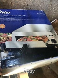 Oster Pizzeria-Style Countertop Pizza Oven Stainless Steel 003224