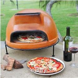 Outdoor Pizza Oven Stone Wood Fired Clay Brick Terracotta Table Counter Top New
