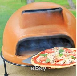 Outdoor Pizza Oven Stone Wood Fired Clay Brick Terracotta Table Counter Top New