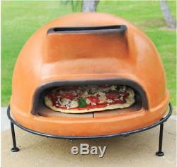 Outdoor Pizza Oven Wood Burning Fired Terracotta Clay Brick Table Counter Top