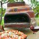 Outdoor Pizza Oven Wood Fire Backyard Rustic Clay Oven Patio Portable Countertop