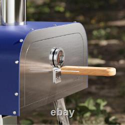 Outdoor Pizza Oven Wood Pellets Pizza Grill Fired Pizza Maker & Rotating Bottom