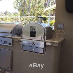 Pacific Living Built-In / Counter Top Propane Gas Outdoor Pizza Oven SS
