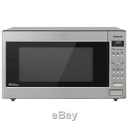 Panasonic 1250W Microwave Oven Cooking Frozen Vegetables Pizza Pasta 2.2 Cu. Ft