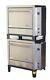 Peerless CE231PESC Double Door Six Shelf Countertop Electric Pizza Oven