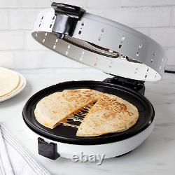 Pizza Maker- Electric Rotating 12 Inch Non-Stick Calzone Cooker Countertop Piz