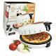 Pizza Maker- Electric Rotating 12 Inch Non-stick Calzone Cooker Countertop